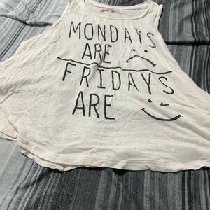 Bershka Cream Tank Top with Neon Speckles